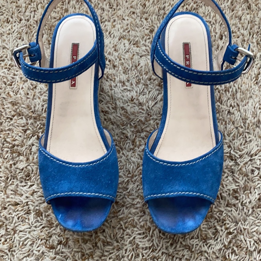Reserved @kathybean Prada Platform Sandals - Picture 5 of 9